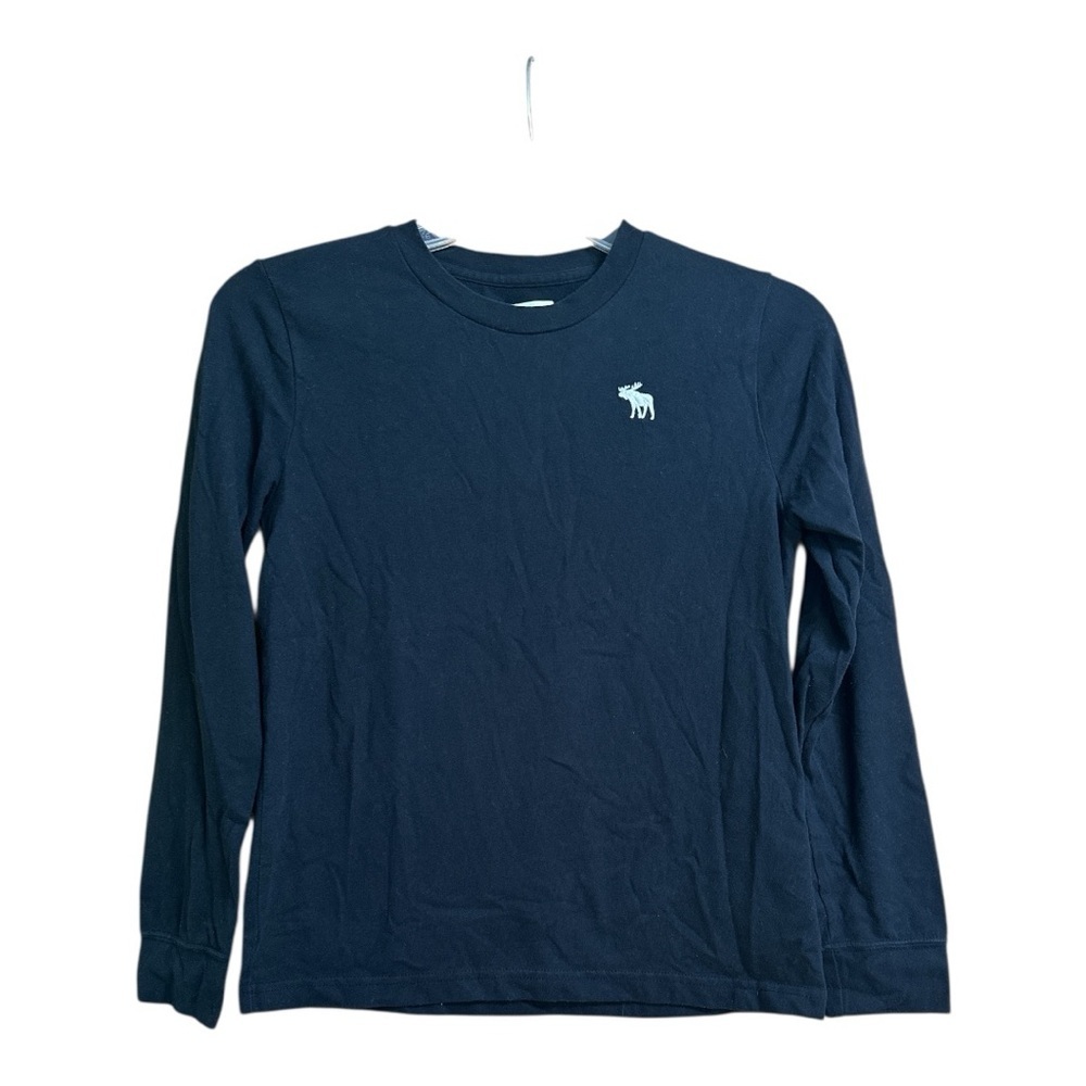 Abercrombie Kids Solid Black Long Sleeve Tee, Sz 9/10